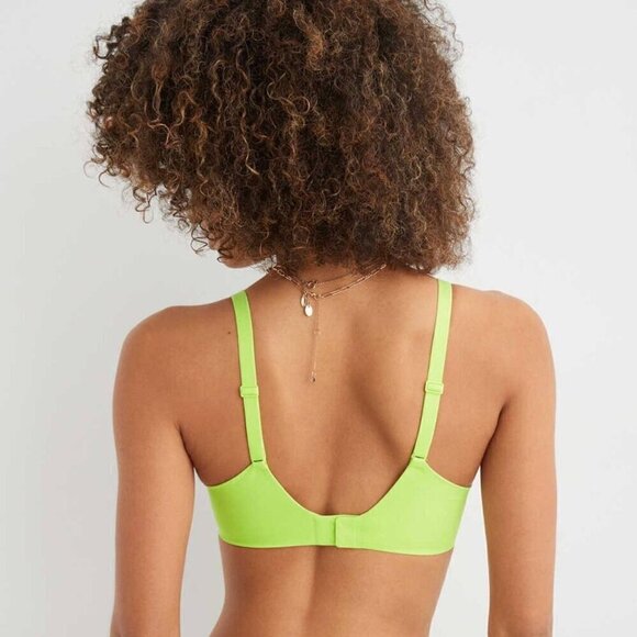 NWT Smoothez by Aerie Full Coverage Lightly Lined Bra in Light Green - 38C - Picture 8 of 8